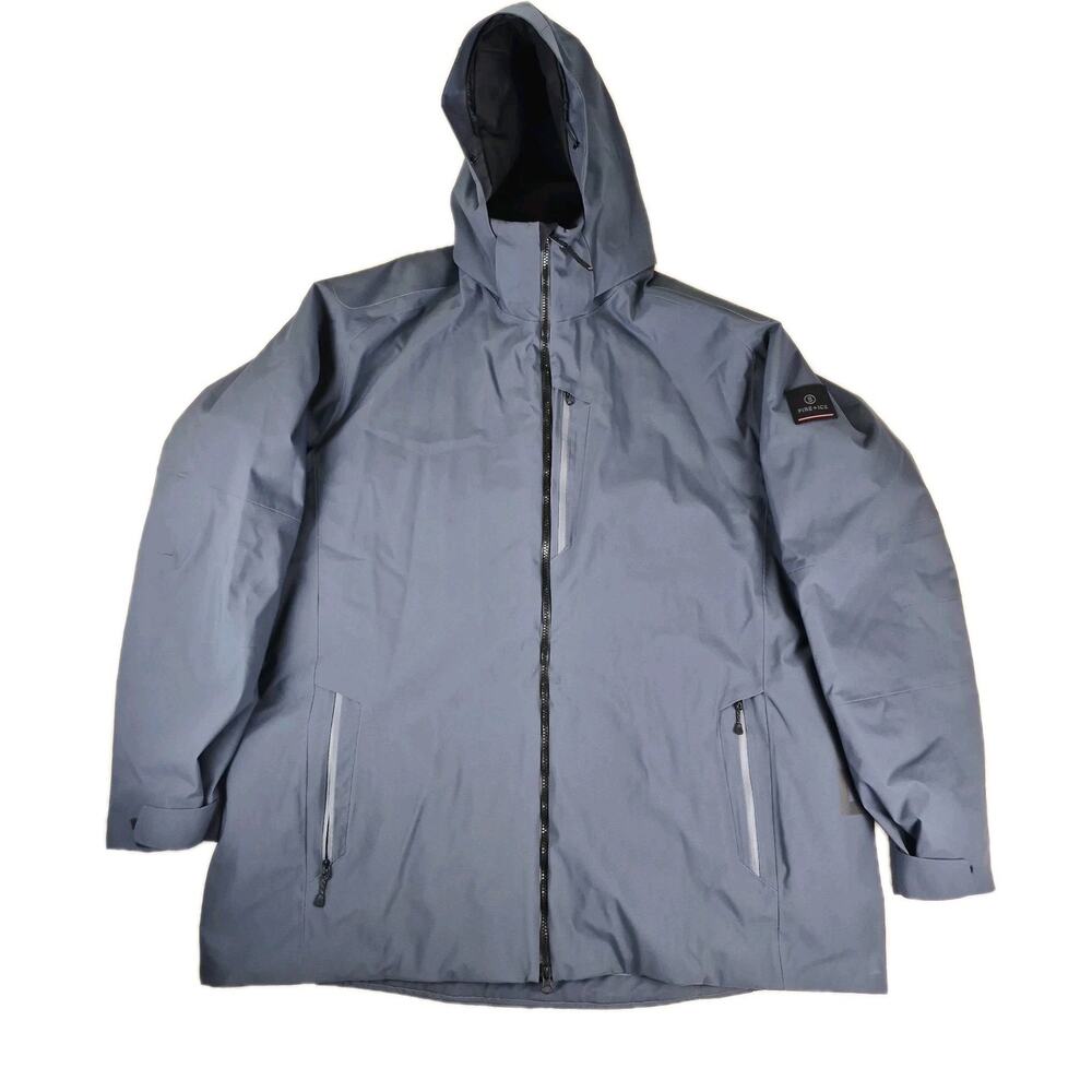 Bogner Fire + Ice Men's Ski Jacket Sz 56 3XL Black Gray WP Insulated Hooded Coat